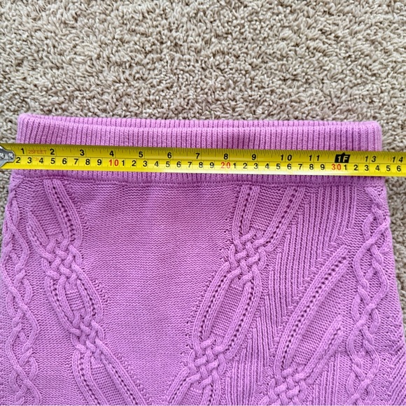 Anthropologie Maeve Sweater Skirt Set Pink XSmall - Picture 11 of 14
